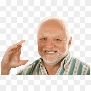 Personharold With Pill Bottle And Odd Expression - Harold Depression Meme, HD Png Download