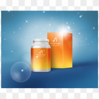 Pills Bottle Mockup-1 - Graphic Design, HD Png Download