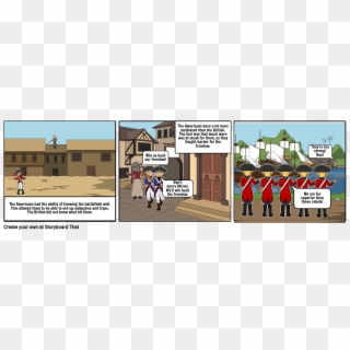 Revolutionary War - Cartoon, HD Png Download