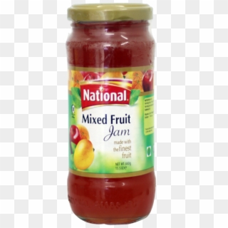 National Mixed Fruit Jam 440gm Jar - Natural Foods, HD Png Download