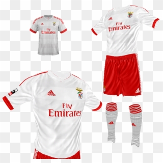 Sl Benfica Away By Kisake Minikit - Active Shirt, HD Png Download