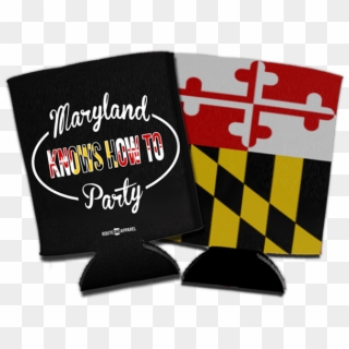 Maryland Flag & Party Koozie *bundle* - Maryland Boat Flag, HD Png Download