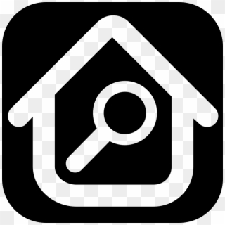 Png File Svg - House Search Button, Transparent Png