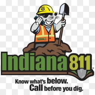 Clip Black And White Case Co We Are A Full Service - Call Before You Dig Indiana, HD Png Download