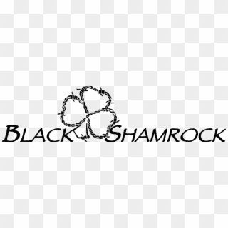 Blackshamrock Logotitle Black Transparent 2000 - Black Shamrock Game Studio, HD Png Download