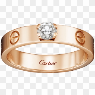 Cartier Love Solitaire Ring - Cartier Wedding Rings 2016, HD Png Download
