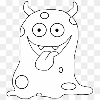 Monster Clipart Coloring Pages, HD Png Download