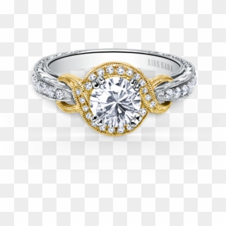 Pirouetta 18k White Gold Engagement Ring - Ring, HD Png Download