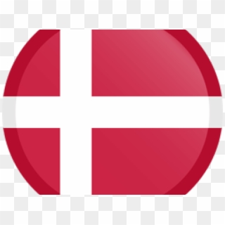 Danish Clipart Denmark Flag - Circle, HD Png Download