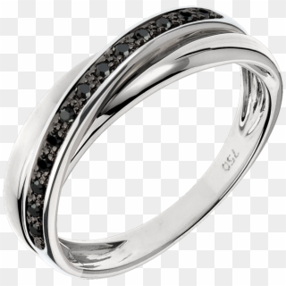 Choosing A Yellow Gold Wedding Ring - Anillo Oro Blanco Y Diamante Negro, HD Png Download