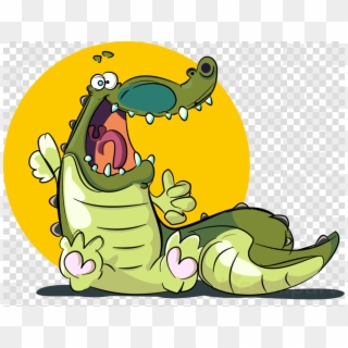 Crocodile Cartoon Png Clipart Crocodile Alligators - Snake And Crocodile Cartoon, Transparent Png