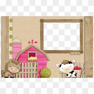 Moldura Fazendinha - - Moldura Para Fotos Fazendinha, HD Png Download