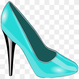 Jpg Freeuse Library Heeled Footwear Stiletto Shoe Clip - Blue High Heel ...