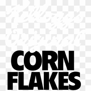Kellogg's Original Corn Flakes Logo Black And White - Graphic Design, HD Png Download