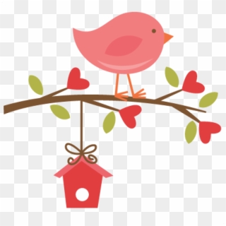 Cute Clipart Bird On A Branch Clip Art Bird Cute Clipart - Moving New House Wishes, HD Png Download