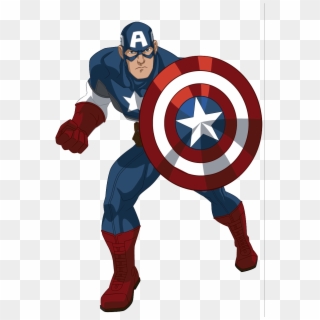 19 Captain America Logo Png Free Huge Freebie Download - Avengers Captain America Cartoon, Transparent Png