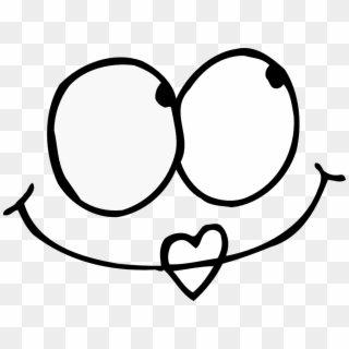 Googly Eyes Valentine 1 Art Coloring Book Colouring - Googly Eyes Clip Art, HD Png Download