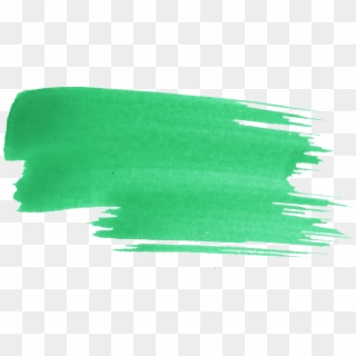 Paint Brush Stroke Png Green - Green Brush Stroke Png, Transparent Png