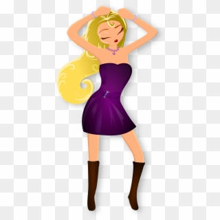 Royalty Free Girl Dancing Clipart - Girl Dance Clipart Png, Transparent Png