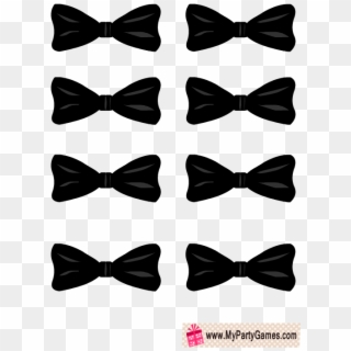 Pin The Bow Tie On The Groom Bridal Shower Game - Bow Tie Printables Free, HD Png Download