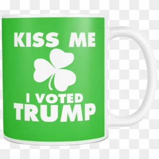 Kiss Me I Voted Trump 12oz Mug - Mug, HD Png Download