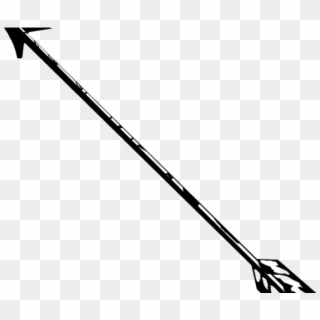Drawn Arrow Native Arrow Png - Archery Arrow Clip Art, Transparent Png