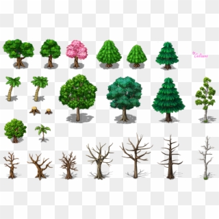 Download Pixel Art Pine Tree Clipart Tree Pine Clip, HD Png Download