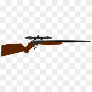 Gun Shot Png - Sniper Rifle Clipart Png, Transparent Png