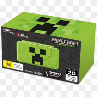 Creeper Edition, Distinctively Decked Out With A Creeper - Nintendo 2ds Xl Minecraft, HD Png Download