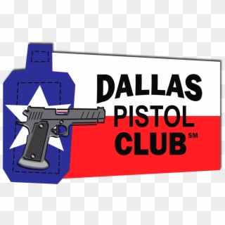 Dallaspistolclub Logo Sm 8sep16 Dropshadow1024x Backtheblue - Assault Rifle, HD Png Download