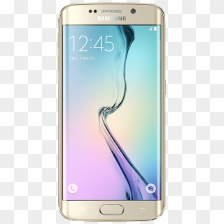 Front View Of Galaxy S6 Edge - Samsung Galaxy S6 Edge, HD Png Download
