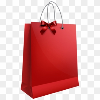 Free Png Red Gift Bag With Bow Png Images Transparent - Red Gift Bag Png, Png Download