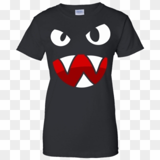 Spooky Face Shirt, Scary Angry Face Pointy Teeth T-shirt - T-shirt, HD Png Download