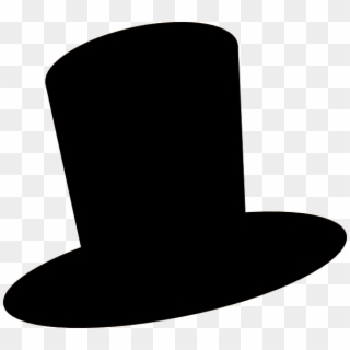 Hat Black And White Top Hat Clipart - Hat Clip Art Black, HD Png Download