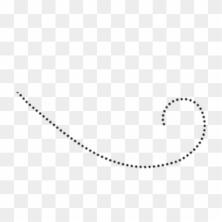 Dotted Line Swirl Png , Png Download - Line Art, Transparent Png