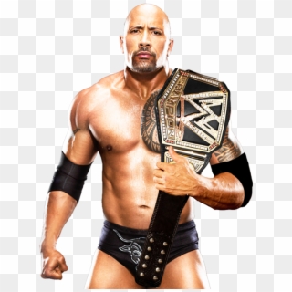 The Rock Png - Rock Wwe Champion Png, Transparent Png