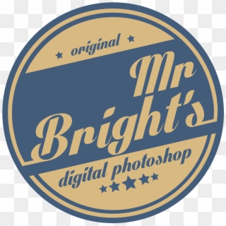 Mr Brights Retro Logo - Circle, HD Png Download