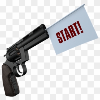 Start, Gun, Shot, Sport, Pistol, Weapon, Bang, Handgun - Start Gun, HD Png Download
