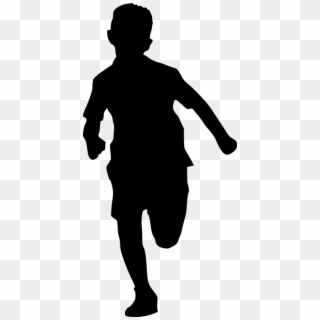 Free Png Kid Running Silhouette Png - Human Silhouette Clip Art, Transparent Png
