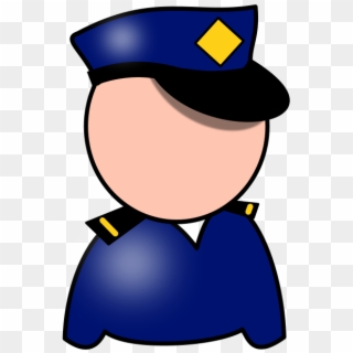 Policeman Svg Vector File, Vector Clip Art Svg File - Policeman Head Clipart, HD Png Download