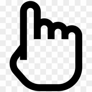 Free Png Hand Pointing Finger - Tab Finger Icon, Transparent Png