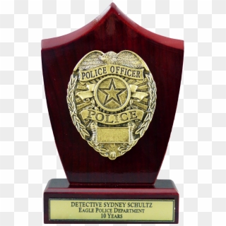Small Standing Police Award - Police Award, HD Png Download