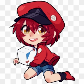 A Commission Of The Red Blood Cell From Cells At Work - Cartoon, HD Png Download