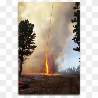 Rather Than Heating The Mass Of The Surrounding Air, - Fire Whirl Tornado, HD Png Download