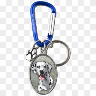 Dalmatian Cameo Carabiner Keychain - Keychain, HD Png Download