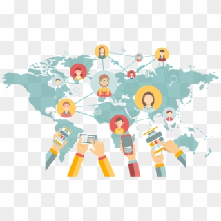 Discussion Clipart Attendee - World Map, HD Png Download