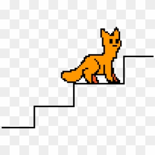 Cat Walking Up Some Stairs - Cartoon, HD Png Download