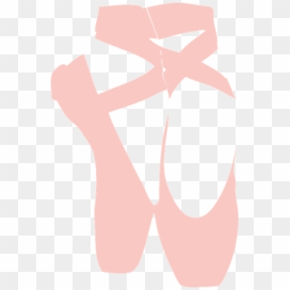 Dance Girl Feet Pink Shoes Ballet Slippers - Ballet Shoes Clip Art, HD Png Download