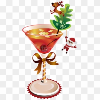 Free Png Download Cocktail Clipart Png Photo Png Images - Christmas Drinks Transparent Background, Png Download