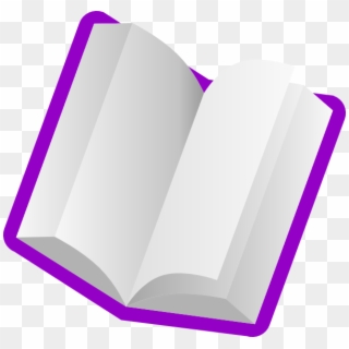 Purple Book Clip Art - Clip Art Purple Book, HD Png Download